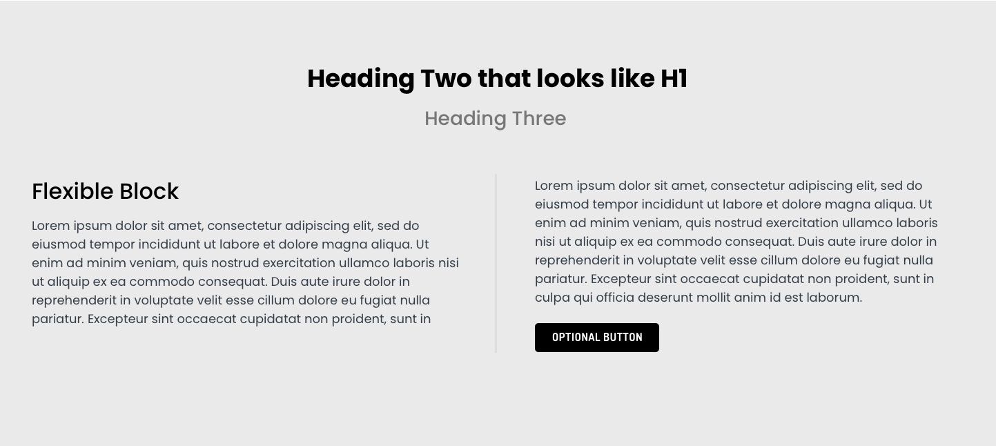 Flexible Block 2 Columns